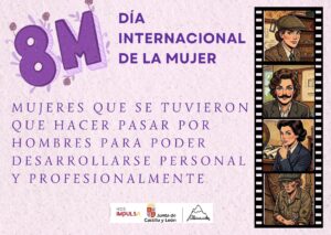 Cartel 'Mujeres que se tuvieron que hacer pasar por hombres para triunfar'